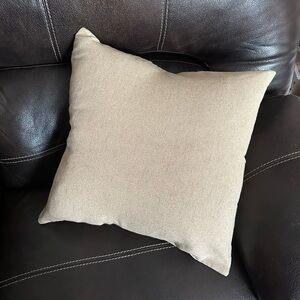 Elegant Tan Accent Pillow